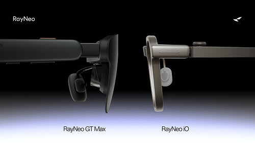 RayNeo GT Max AR Glasses and RayNeo iO Smart Glasses