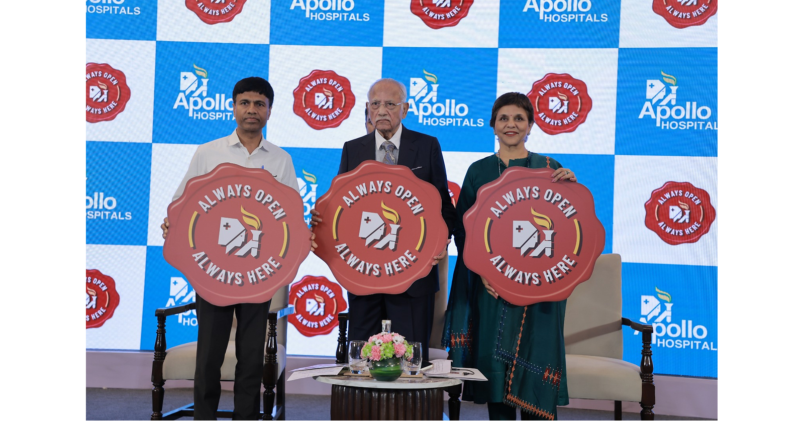 Apollo Hospitals lanza 'Siempre Abiertos. Siempre Aquí', un hito mundial en el sector sanitario de India