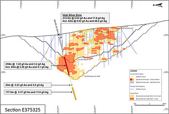 Figure 1 – BWDD-26-0001 – Section 375325 looking East