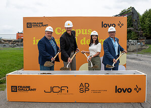 Lovo et Frare Gallant lancent la construction du Campus industriel de l'œuf à Saint-Hyacinthe