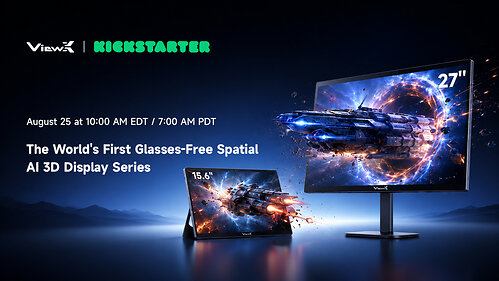 ViewX Glass Free 3D AI Display Kickstarter Project ViewX Glass Free 3D AI Display Kickstarter Project
