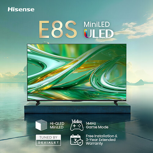 Hisense E8S ULED MiniLED TV Hisense E8S ULED MiniLED TV