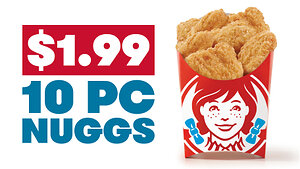 Nugget Lovers, Rejoice: Get 10-Piece Wendy's Nuggets for Just $1.99 with In-App Offer
