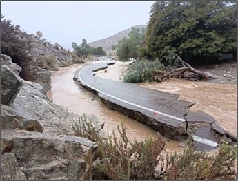 Impact of the recent rain event on regional infrastructure