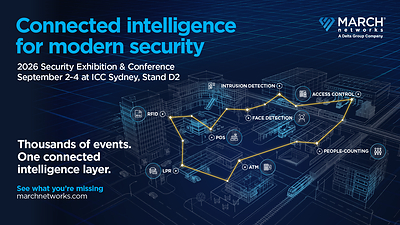 March Networks and VIVOTEK showcase latest AI, cloud and enterprise video innovations spanning on-premise, hybrid, and camera-to-cloud deployments to protect employees and customers, respond to security incidents faster, and surface the events that matter most.