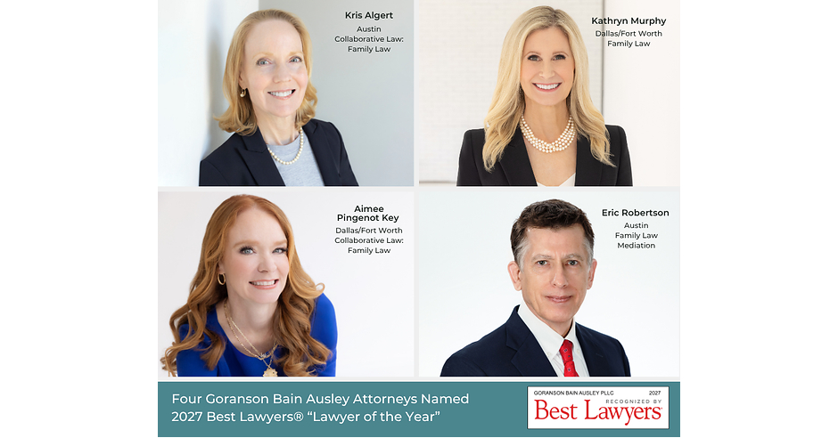 Four Goranson Bain Ausley Attorneys Named 2027 Best Lawyers® "Lawyer of the Year"