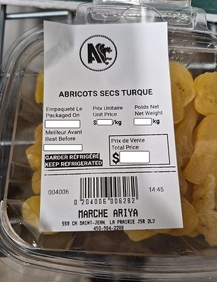 Abricot séché turque Abricot séché turque
