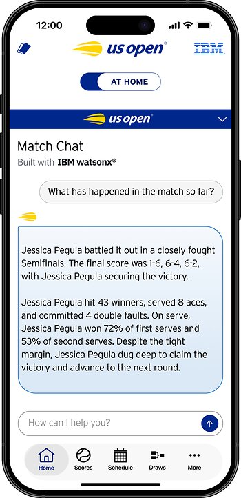 IBM Match Chat App (Photo Credit: IBM) This image opens in the lightbox
