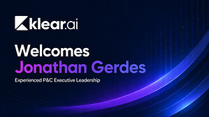 Klear.ai Welcomes Veteran P&amp;C Claims Executive Jonathan Gerdes to the Klear.ai Team