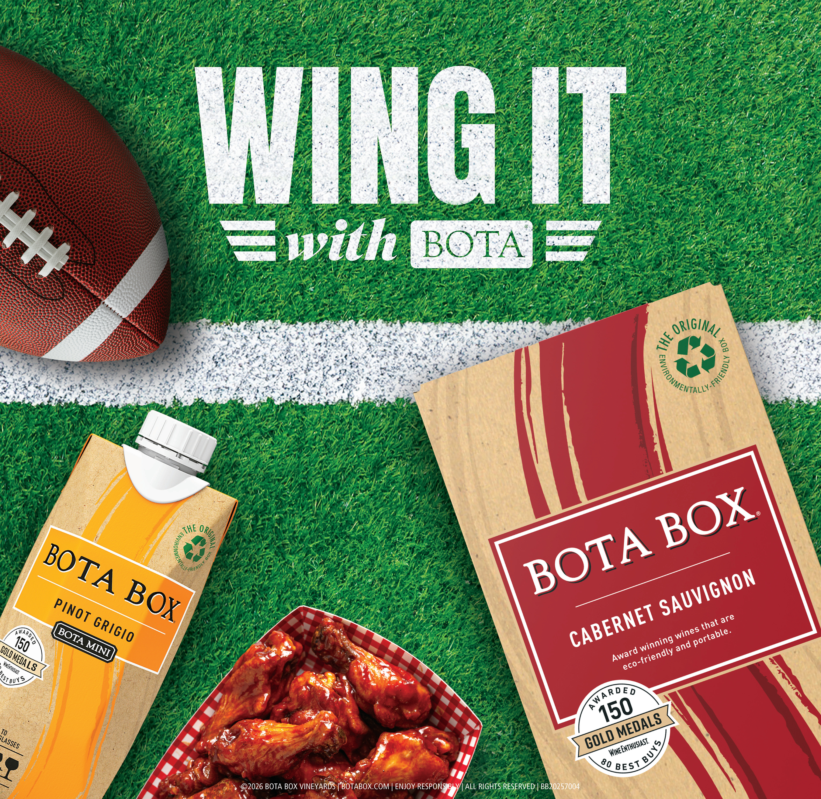 Bota Box "Wing It with Bota" Campaign is Back With a Season of Tailgates, Wine Pairings and Big Game Prizes