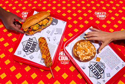 The limited-edition Cheez-It Court menu features three reimagined, Cheez-It-infused twists on classic mall favorites, including the Cheez-Y-Bun, Crunchy Cheez-Dog and Cheez-Steak.