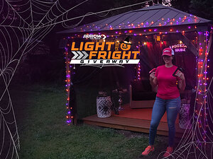 Arrow Tool Group and DIY Expert Serena Appiah "Light the Fright" with Halloween Decorating Giveaway