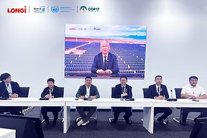 LONGi at UNCCD COP17: Li Zhenguo Explains Two Technological Pathways for PV-Powered Food Security