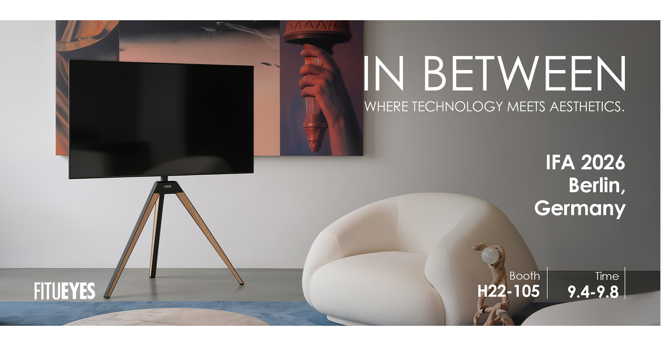 FITUEYES Asks at IFA 2026: Is the Wall-Mounted TV Obsolete?