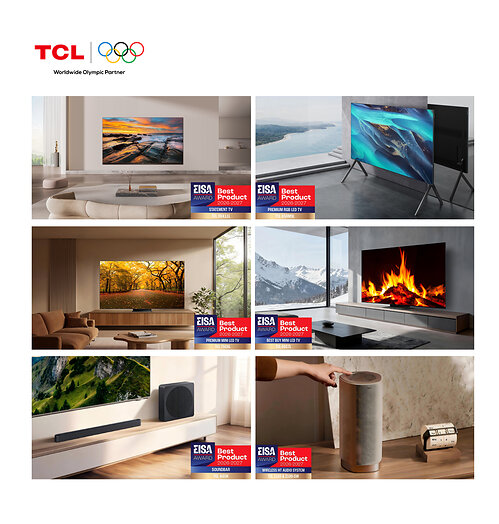 TCL Secures Six EISA 2026-2027 Awards TCL Secures Six EISA 2026-2027 Awards