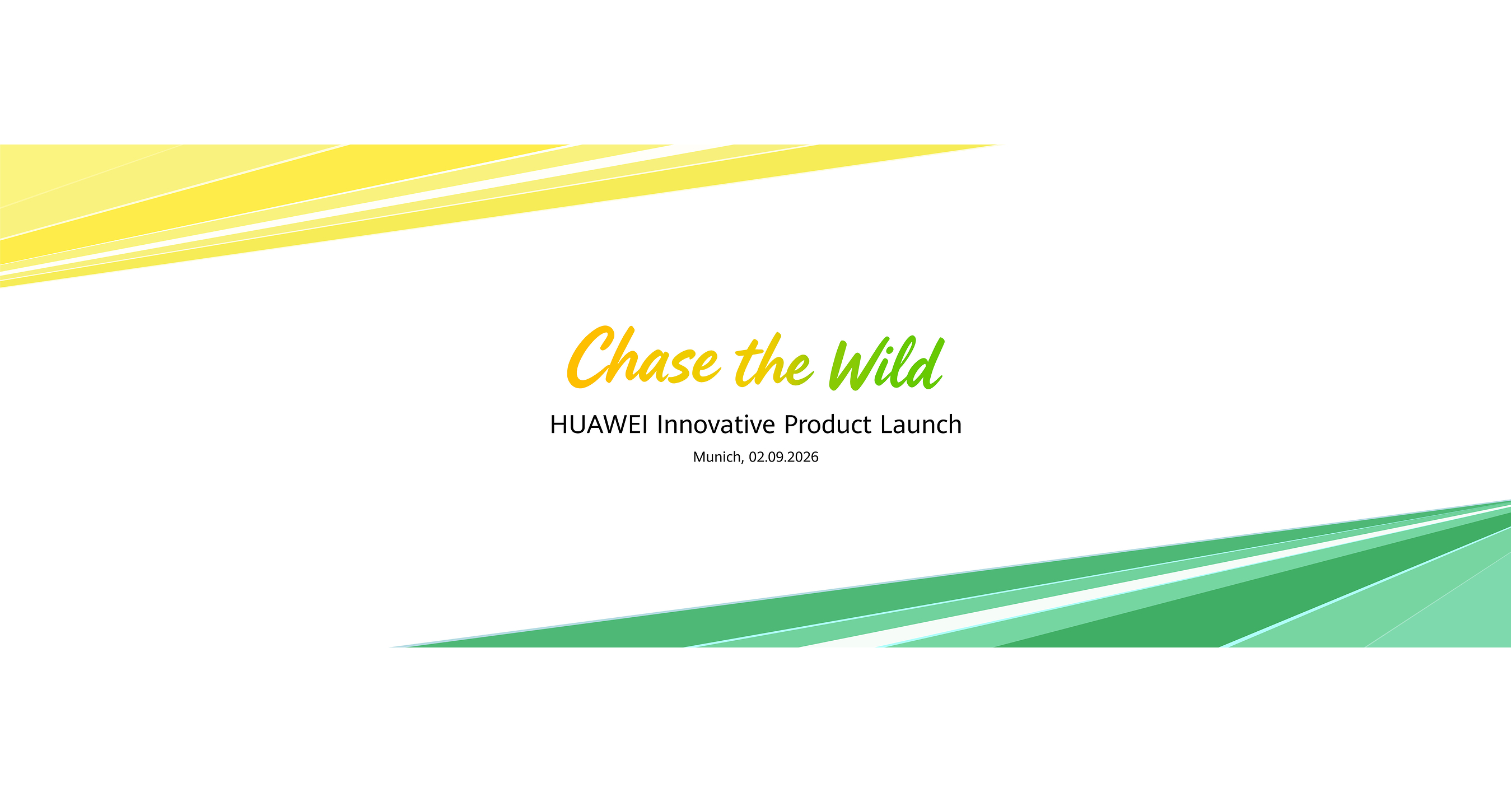 Huawei zaprezentuje flagowe urządzenia noszone podczas wydarzenia kampanii &bdquo;Chase the Wild w Monachium 2 września