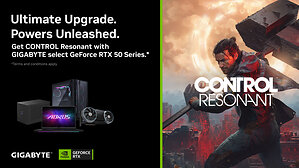 GIGABYTE Collaborates with NVIDIA to Enhance Gaming with GeForce RTX™ 50 Series and CONTROL Resonant Bundle