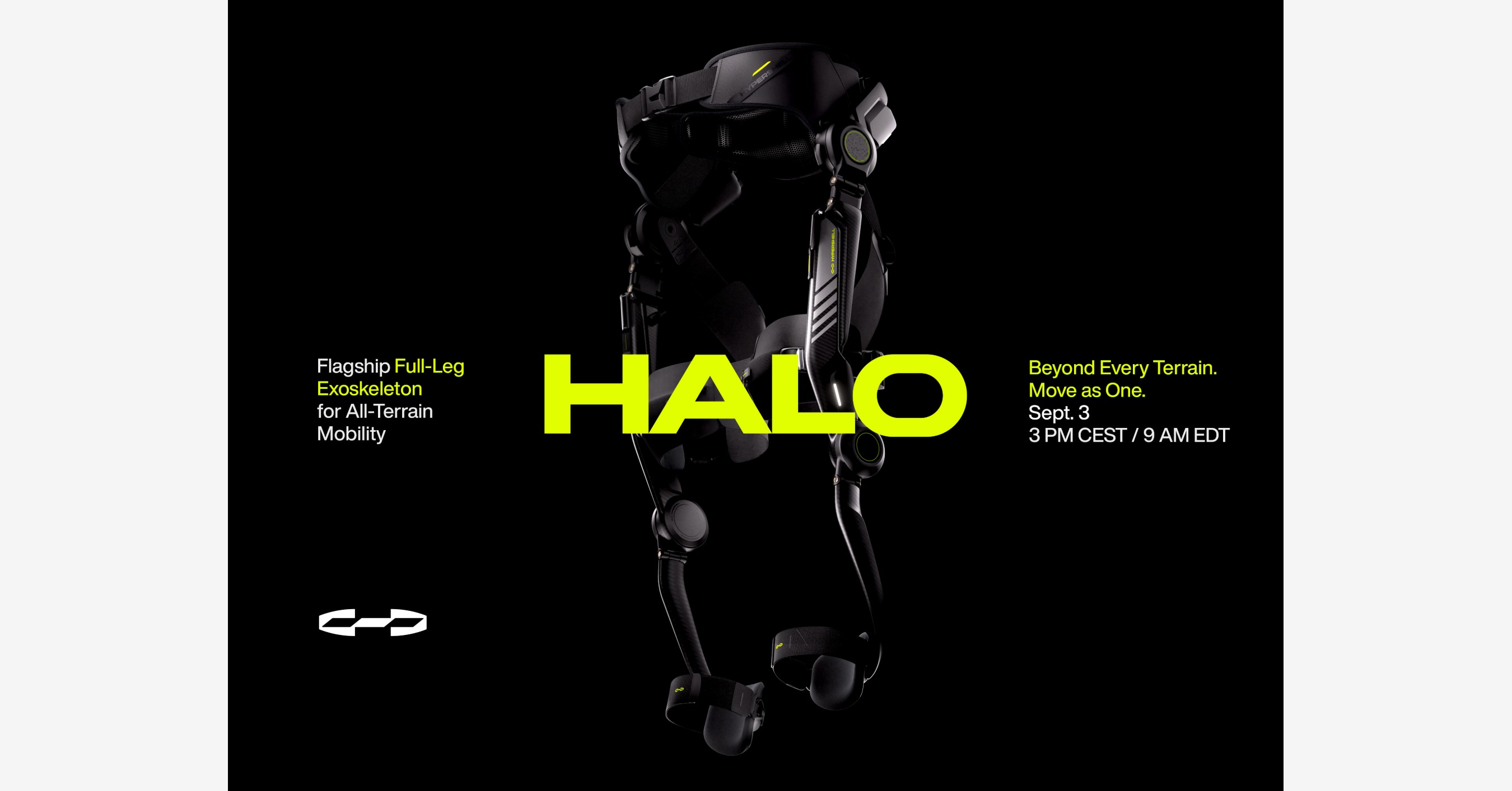 Hyper Shell Exoskeleton Hypershell to Debut Flagship Full-Leg Exoskeleton Hypershell Halo at ...