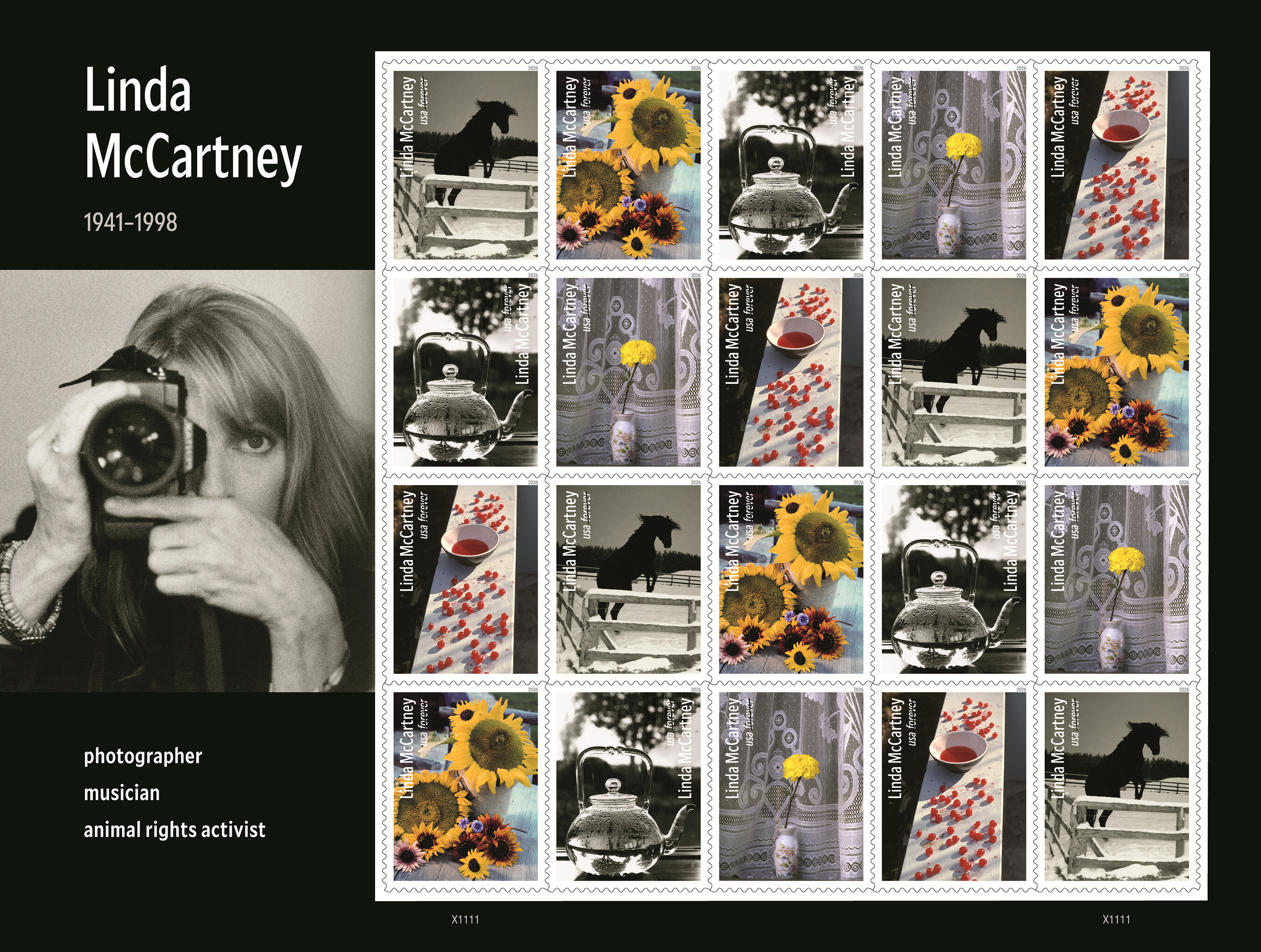 Postal Service to Honor Photographer and Activist Linda McCartney
