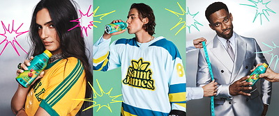 Isabela Rangel Grutman, Jack Hughes, and Victor Cruz for Saint James Yerba Mate Isabela Rangel Grutman, Jack Hughes, and Victor Cruz for Saint James Yerba Mate