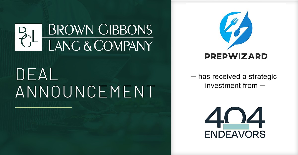 BGL Announces PrepWizard has Received a Strategic Investment from 404 Endeavors