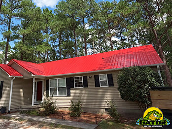 Completed installation of Gator's HeatShield Metal Roofing System.