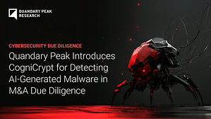 Quandary Peak Research Introduces CogniCrypt for Detecting AI-Generated Malware in M&amp;A Due Diligence