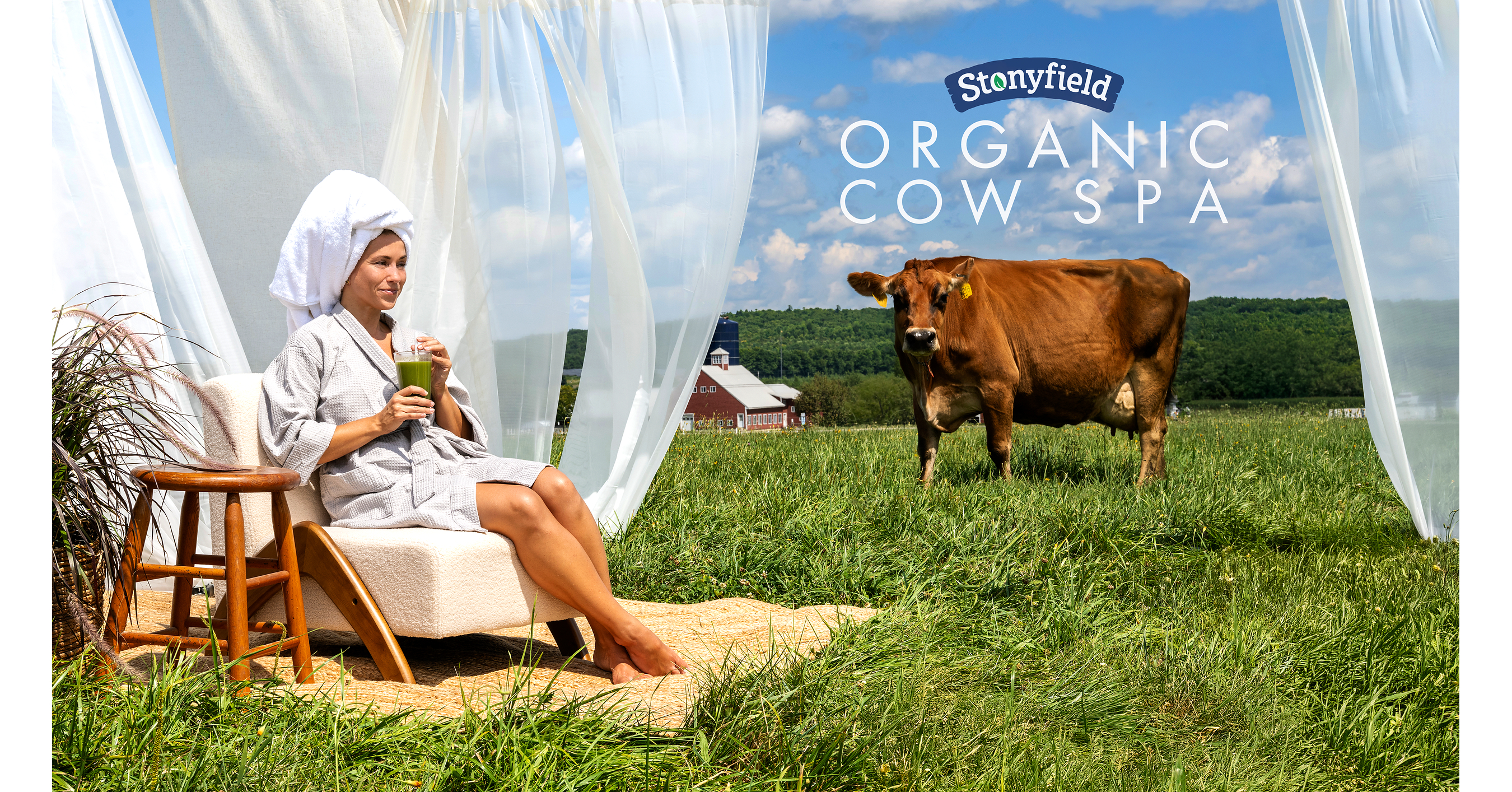 Stonyfield Organic Launches First-Ever Organic Cow Spa, Inspired by the Cow Care Behind Organic Farming