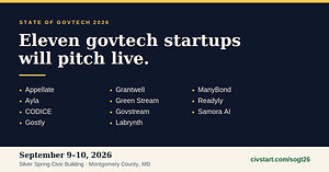 Eleven GovTech Startups Named to Pitch at State of GovTech 2026