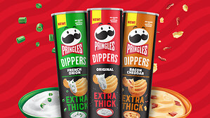 PRINGLES® INTRODUCES PRINGLES DIPPERS - THE BRAND'S THICKEST CRISP EVER - AND EXPANDS MINGLES LINEUP WITH SWEET & SALTY FLAVOR