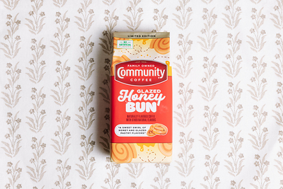 Community Coffee's Glazed Honey Bun is available for a limited time in 11 oz. ground bags and Keurig® K-Cup® pods.