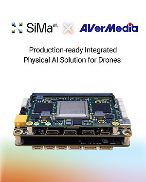 SiMa.ai and AVerMedia to Showcase Integrated Drone AI Solution at August 27, 2026 Drone Seminar