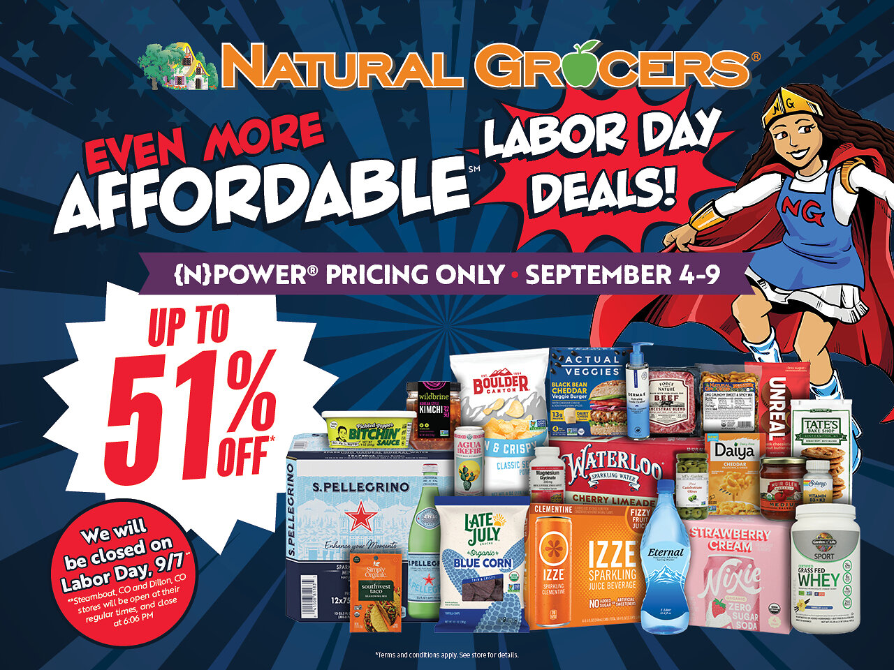 Natural Grocers® Invites Customers to Celebrate Labor Day with Special Deals, September 4-9, 2026