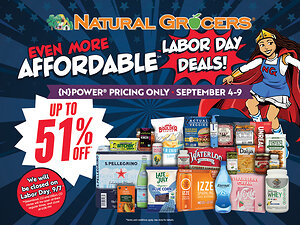 Natural Grocers® Invites Customers to Celebrate Labor Day with Special Deals, September 4-9, 2026