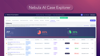 KLDiscovery Announces General Availability of Nebula AI Case Explorer™, Enabling Legal Teams to Understand Their Data Faster and Reduce Downstream Review Volumes and Costs