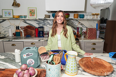 Mandy Moore on set during production of
ABCmouse's back-to-school campaign, the brand's debut celebrity spokesperson partnership. The campaign centers on the honest reality of working motherhood and the power of intentional, purposeful screen time. ABCmouse is the most downloaded kids' education app, offering 13,000+ learning activities for kids ages 2–8 in a safe, ad-free environment. Download for free at ABCmouse.com. (Photo by Presley Ann/Getty Images for Age of Learning/ABCmouse)