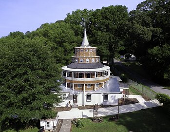 The World's Folk Art Church will be open during Finster Fest, after extensive rehabilitation, and reopening last year after 25 years. Credit: Matthew Hurley.