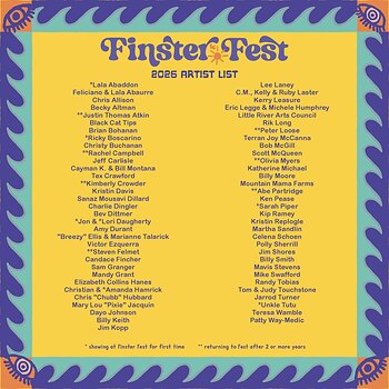 2026 Finster Fest Artist List
