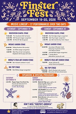 2026 Finster Fest Music and Speaker Lineup