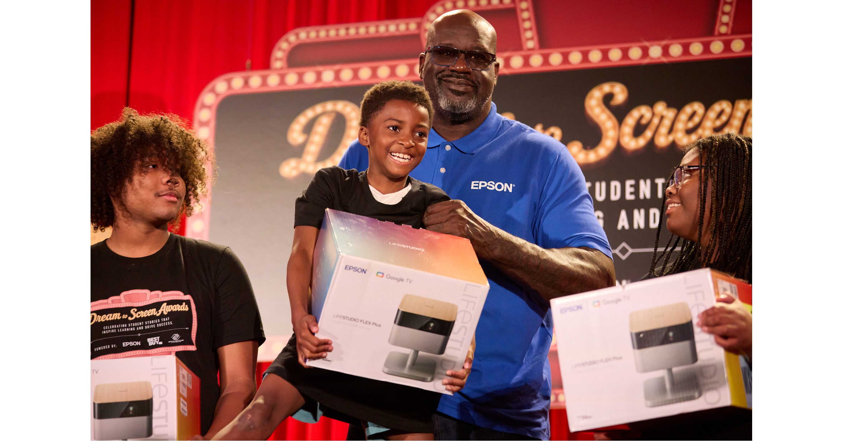 Student Storytellers at Boys & Girls Clubs of Twin Cities Take Center Stage at Dream to Screen Awards Powered by Epson, with Special Appearance by Epson Ambassador Shaquille O'Neal