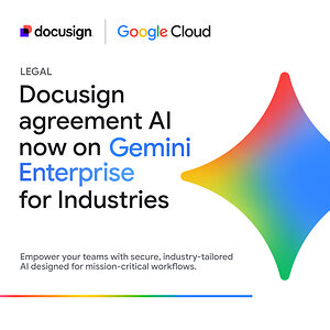 Docusign Brings Trusted Agreement Intelligence to Google Cloud's Gemini Enterprise for Legal