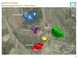 P2 Gold: Car Body Zone Metallurgy and Drill Results Support Plans to Accelerate Mining and Cash Flow; Gabbs Project Update