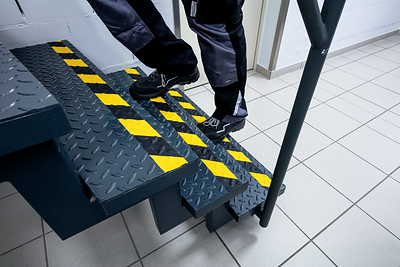 DURABLE's best-selling products in North America: anti-slip adhesive tapes that are successfully used in a wide range of commercial and public settings