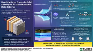 Chonnam National University Researchers Develop New Composite Electrolyte That Improves Safety and Lifespan of Lithium-Metal Batteries