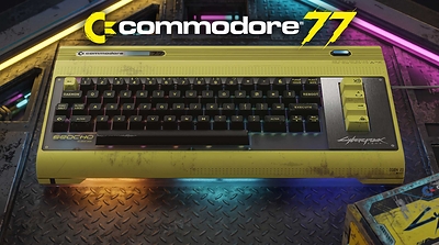 Commodore Jacks Into Night City With the Commodore 77, an All-New Cyberpunk 2077 Collaboration