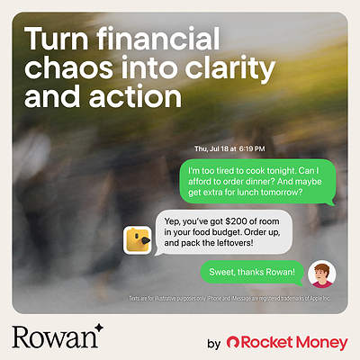Rowan turns financial chaos into clarity and action. 