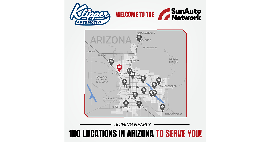 Sun Auto Tire & Service Expands Arizona Footprint with Acquisition of Klipper Automotive