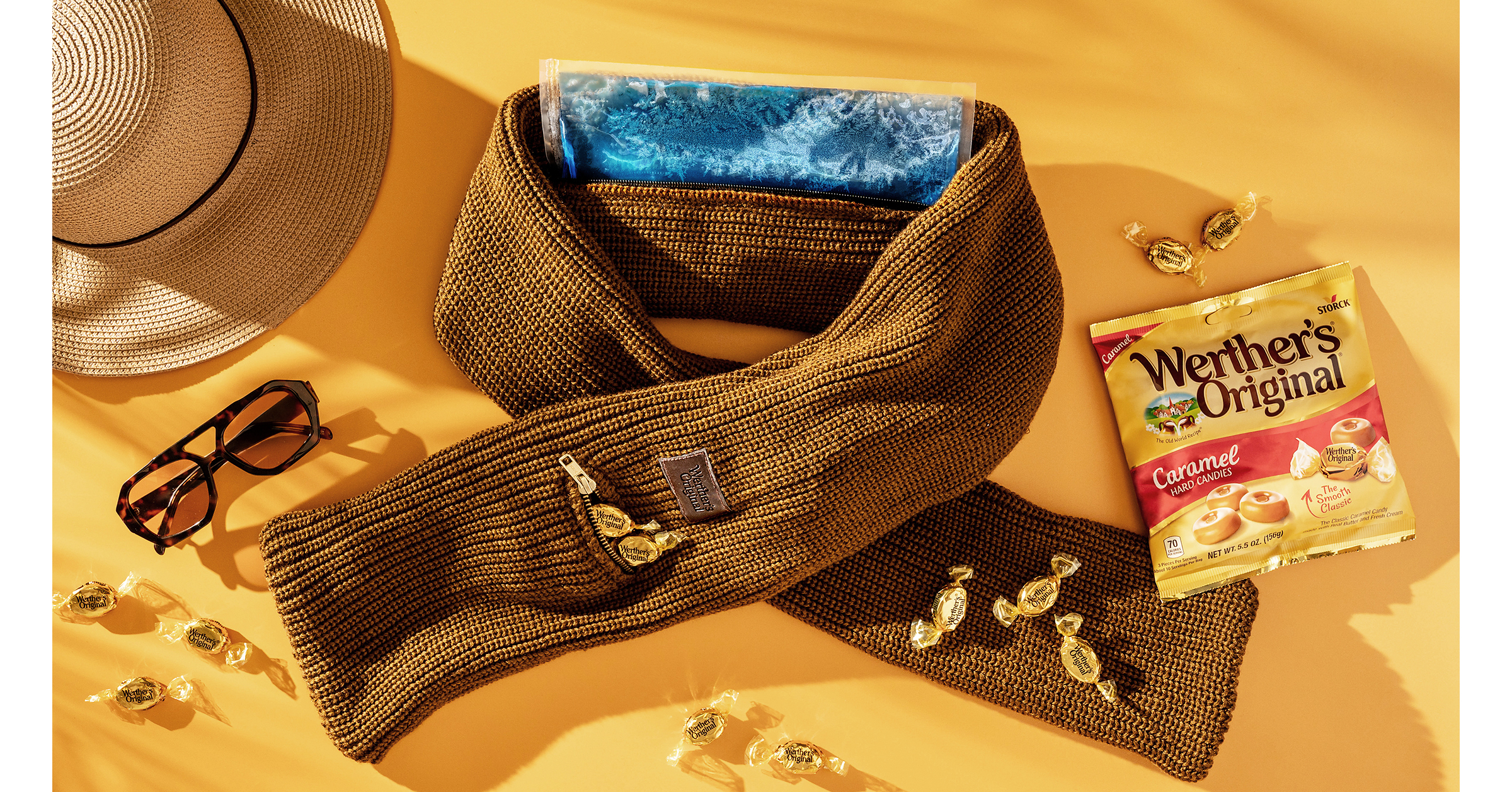 Werther's Original® Helps Fans Kick Off Cozy Season Early with Limited-Edition Werther's Original Cozy Cooling Scarf