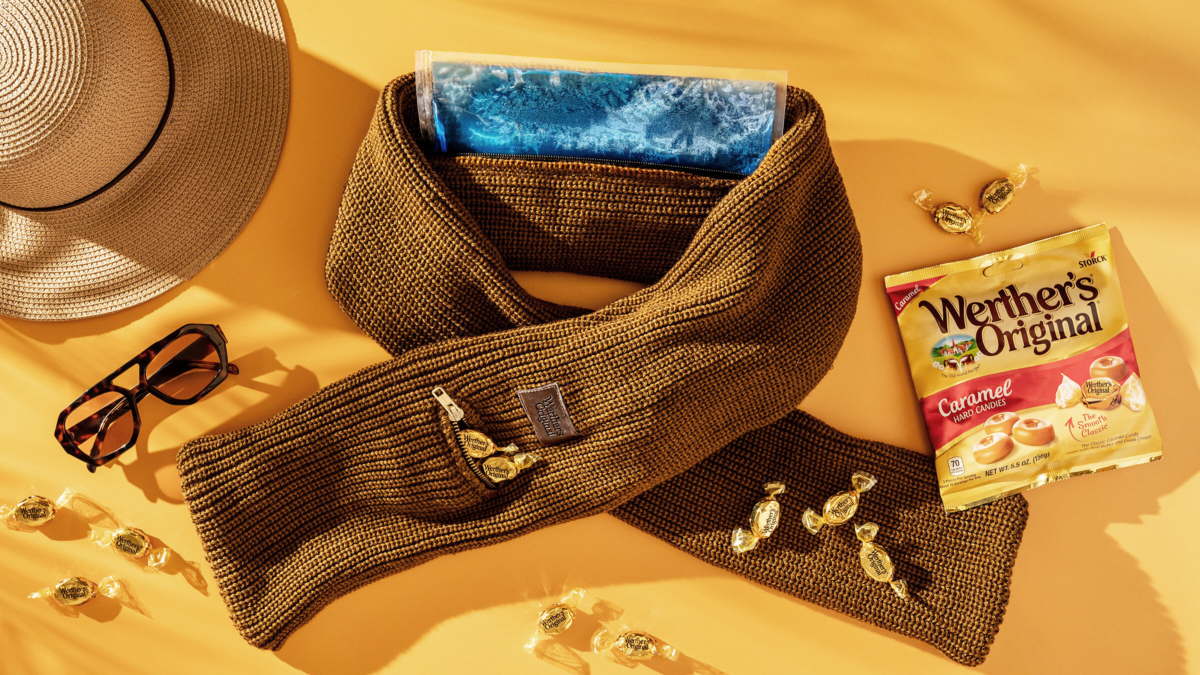 Werther's Original® Helps Fans Kick Off Cozy Season Early with Limited-Edition Werther's Original Cozy Cooling Scarf