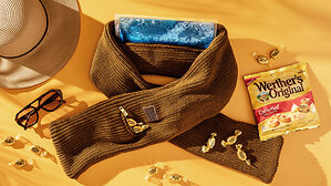 Werther's Original® Helps Fans Kick Off Cozy Season Early with Limited-Edition Werther's Original Cozy Cooling Scarf